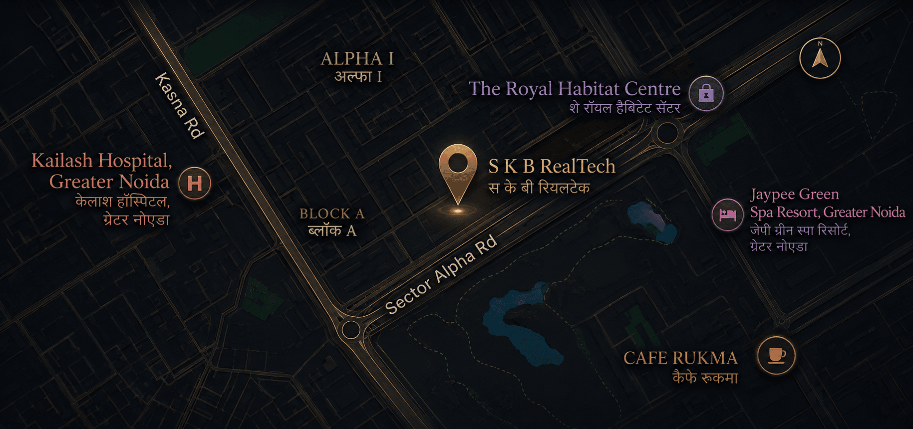 SKB RealTech Office Location Map